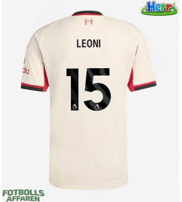 Liverpool Giovanni Leoni #15 Bortatröja 2025-26 Kortärmad